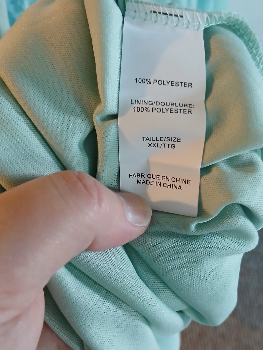 Light Aqua Floral Tiered Maxi Dress - Picture 6 of 6